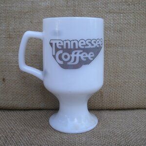 Vintage Geo A. Dickel Milk Glass Tennessee Coffee Mug